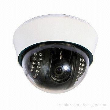 1.0-megapixel Dome IP Camera, H.264, Low-illumination CMOS and PoE Supported